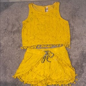 Yellow Matching Set